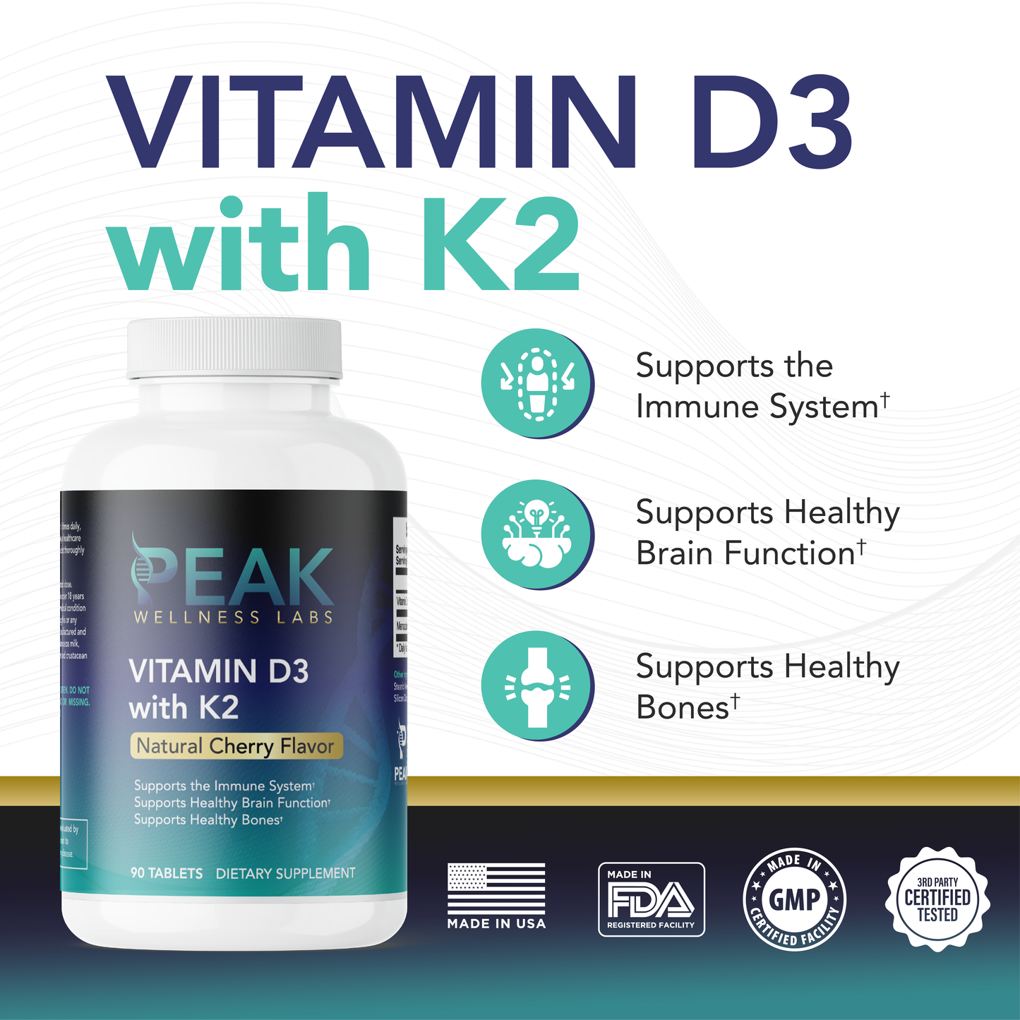 Vitamin D3 with K2